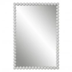 Accessories Uttermost Serna White Vanity Mirror
