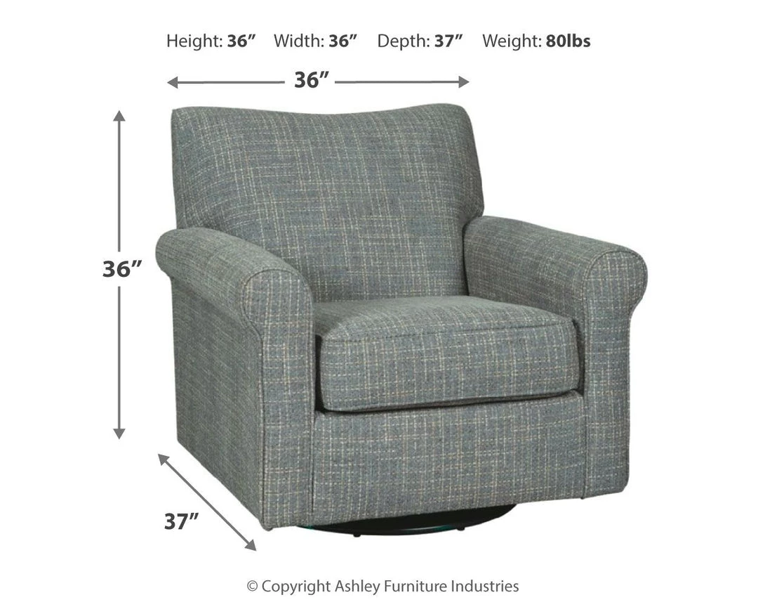 Ashley Furniture Chairs Renley - Ash - Swivel Glider Accent Chair 8 Ashley Furniture Chairs Renley - Ash - Swivel Glider Accent Chair