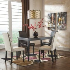 Ashley Furniture Kimonte - Dark Brown - Rectangular Dining Room Table Tables
