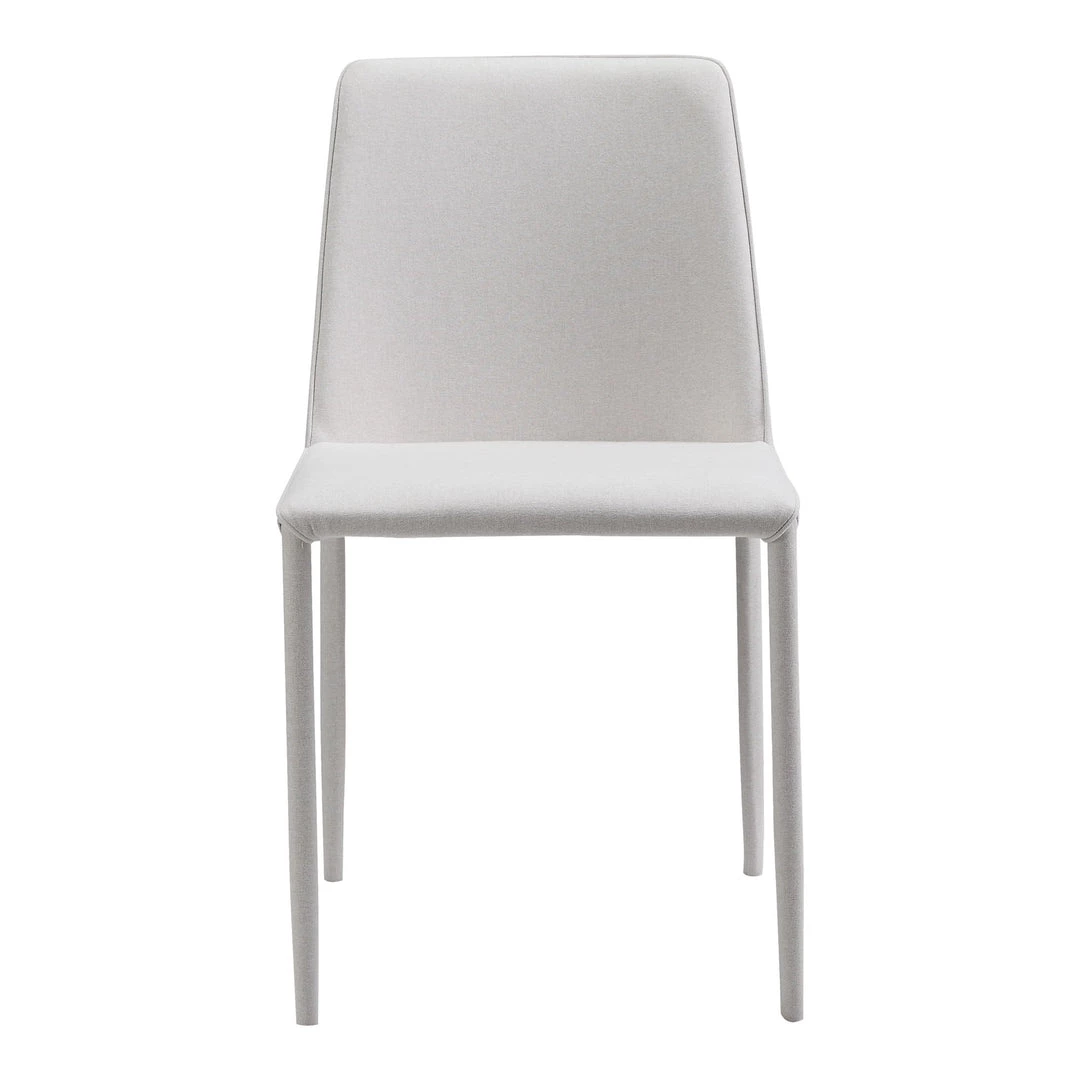 Moe's Home Collection Chairs Nora Fabric Dining Chair White-m2 3 Moe's Home Collection Chairs Nora Fabric Dining Chair White-m2