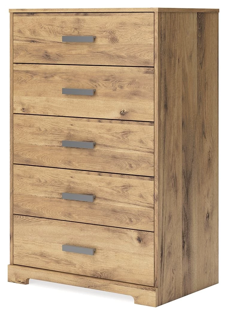 Signature Design By Ashley® Larstin - Brown - Five Drawer Chest 6 Signature Design By Ashley® Larstin - Brown - Five Drawer Chest