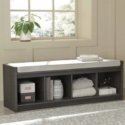 Signature Design By Ashley® Yarlow - Bench With Open Storage Benches 19 Signature Design By Ashley® Yarlow - Bench With Open Storage Benches