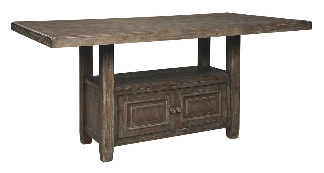 Ashley Furniture Tables Wyndahl - Rustic Brown - Rect Counter Table W/storage 15 Ashley Furniture Tables Wyndahl - Rustic Brown - Rect Counter Table W/storage