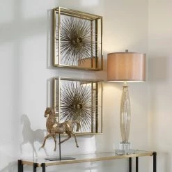 Accessories Uttermost Starlight Mirrored Brass Wall Decor 15 Accessories Uttermost Starlight Mirrored Brass Wall Decor
