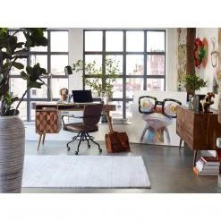 Moe's Home Collection Desks O2 Desk Brown 19 Moe's Home Collection Desks O2 Desk Brown