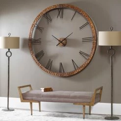 Accessories Uttermost Amarion 60" Copper Wall Clock