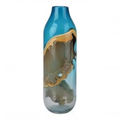 Moe's Home Collection Mystic Blue Vase Tall