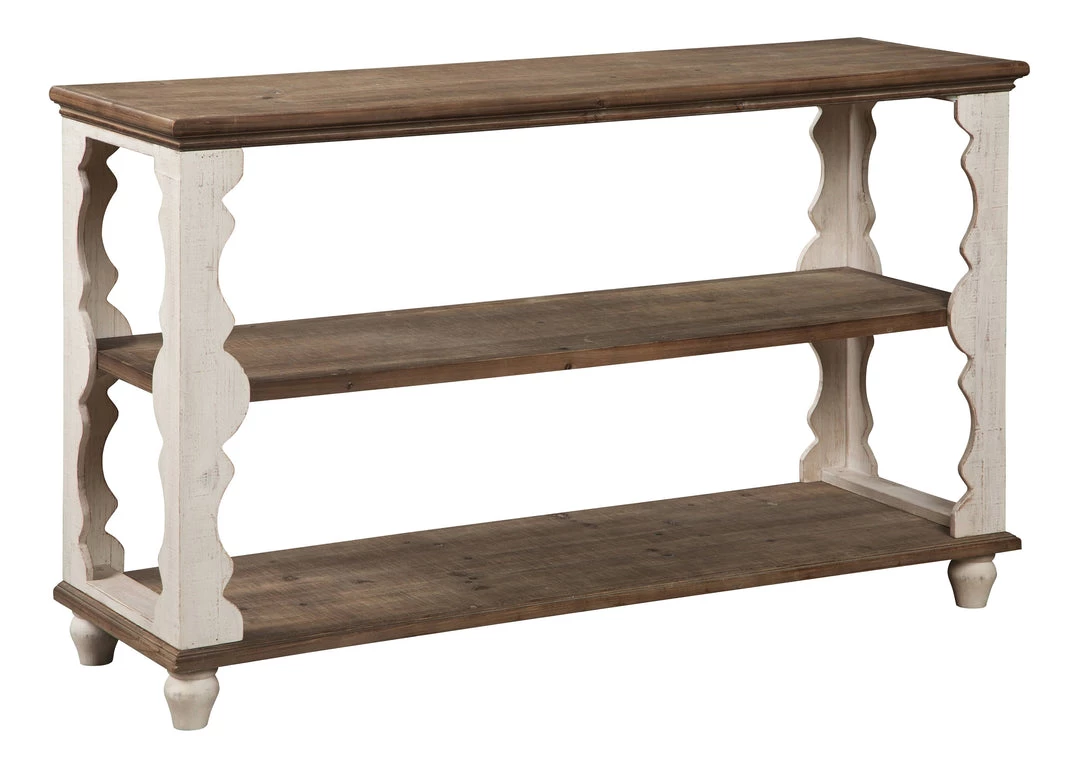 Ashley Furniture Alwyndale - Antique White/brown - Console Sofa Table Tables 3 Ashley Furniture Alwyndale - Antique White/brown - Console Sofa Table Tables