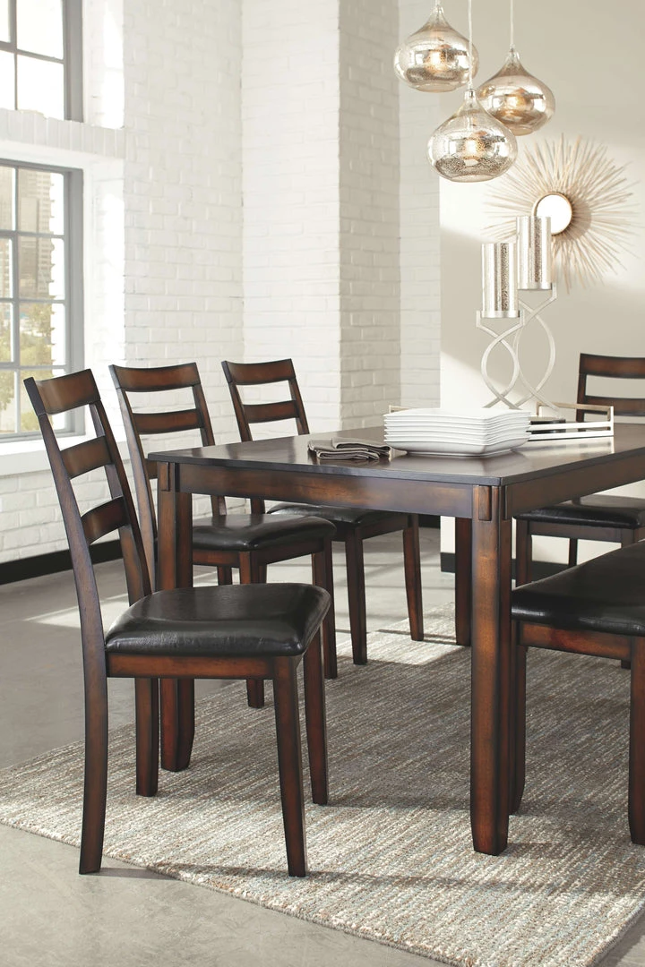 Ashley Furniture Dining Room Sets Coviar - Brown - Dining Room Table Set (6/cn) 6 Ashley Furniture Dining Room Sets Coviar - Brown - Dining Room Table Set (6/cn)