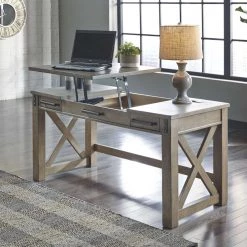 Ashley Furniture Aldwin - Gray - Home Office Lift Top Desk