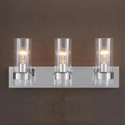 Uttermost Cardiff Nickel 3 Light Vanity