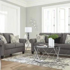 Ashley Furniture Agleno - Charcoal - Loveseat