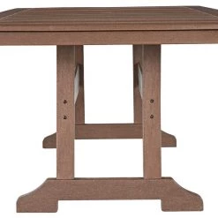 Signature Design By Ashley® Emmeline - Brown - Rect Dining Table W/umb Opt Tables
