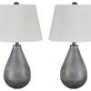 Ashley Furniture Bateman - Patina - Metal Table Lamp (2/CN) Accessories