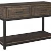 Ashley Furniture Johurst - Grayish Brown - Sofa Table