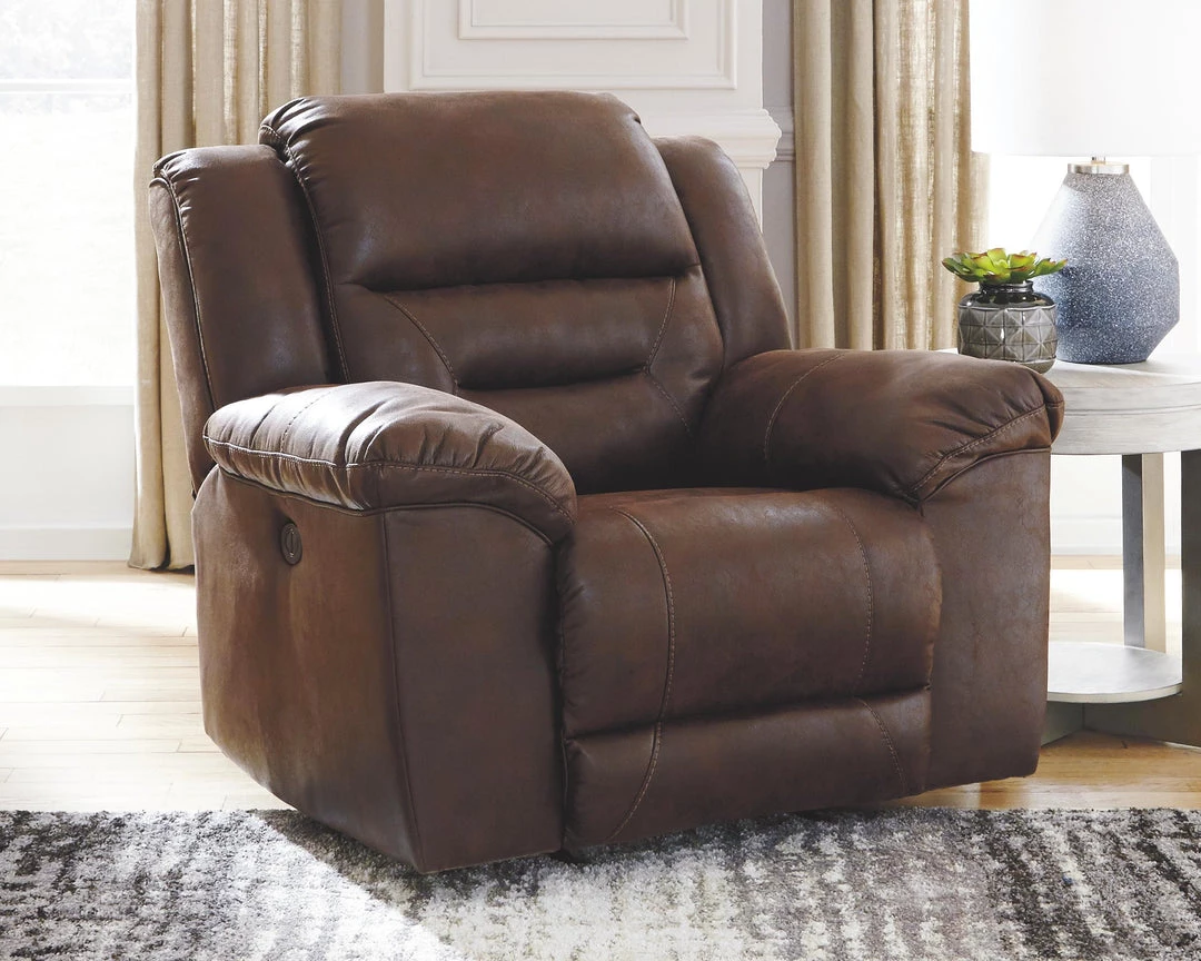 Ashley Furniture Reclining Furniture Stoneland - Channel-stitched Back - Power Recliners 9 Ashley Furniture Reclining Furniture Stoneland - Channel-stitched Back - Power Recliners