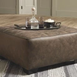 Ashley Furniture Abalone - Chocolate - Oversized Accent Ottoman Ottomans 16 Ashley Furniture Abalone - Chocolate - Oversized Accent Ottoman Ottomans