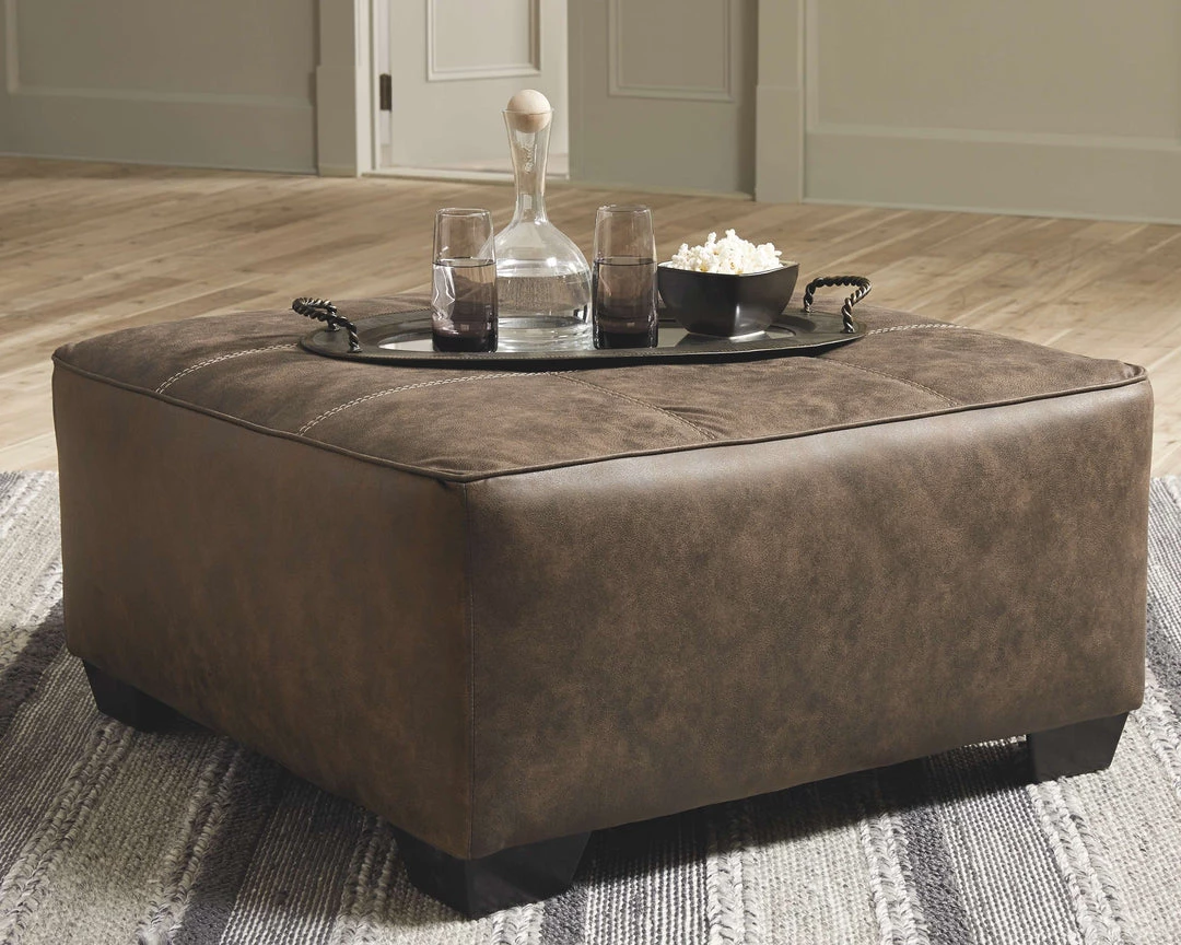 Ashley Furniture Abalone - Chocolate - Oversized Accent Ottoman Ottomans 9 Ashley Furniture Abalone - Chocolate - Oversized Accent Ottoman Ottomans
