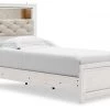 Ashley Furniture Altyra - Best In Class - UPH Panel Bookcase HDBD Headboards