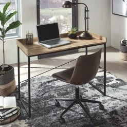 Ashley Furniture Desks Gerdanet - Light Brown/black - Home Office Desk