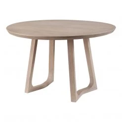 Moe's Home Collection Tables Silas Round Dining Table Oak