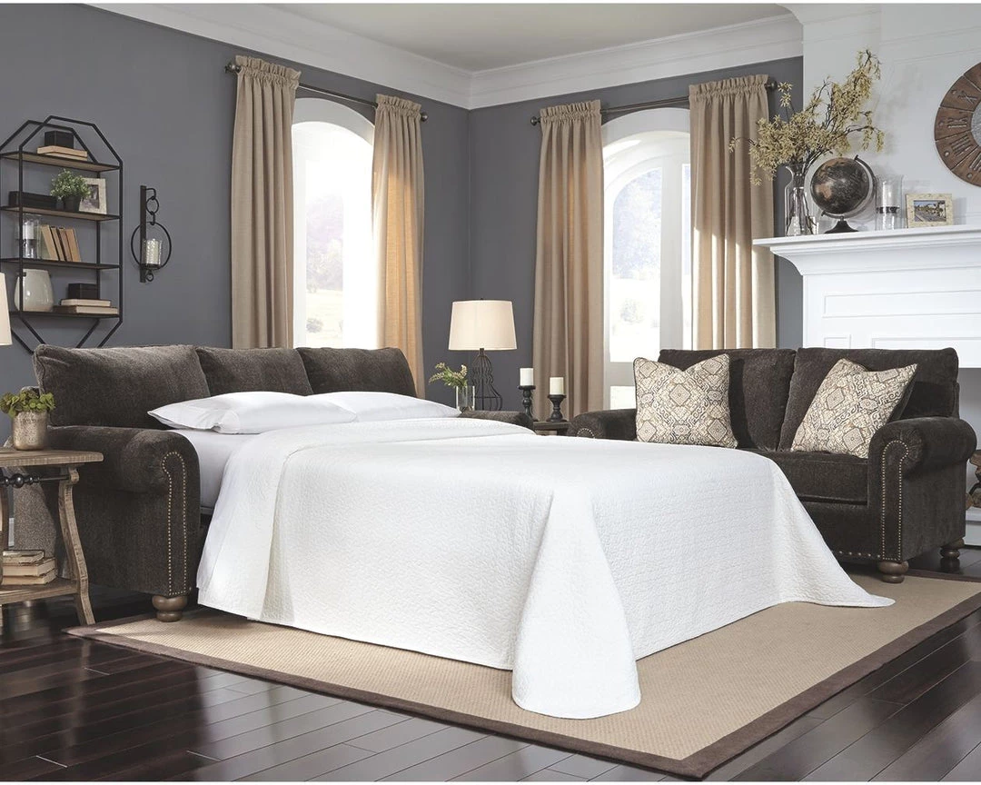 Ashley Furniture Stracelen - Sable - Queen Sofa Sleeper 6 Ashley Furniture Stracelen - Sable - Queen Sofa Sleeper