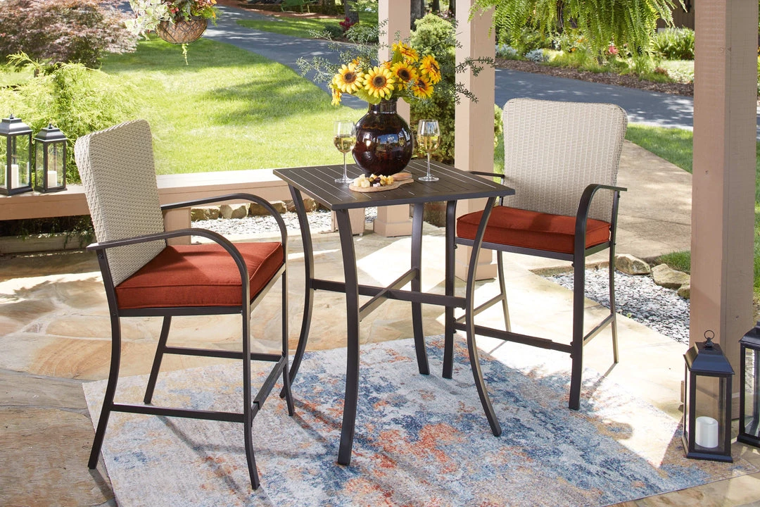 Signature Design By Ashley® Outdoor Sets Tianna - Dark Brown - Counter Table Set (3/cn) 6 Signature Design By Ashley® Outdoor Sets Tianna - Dark Brown - Counter Table Set (3/cn)