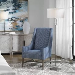 Accessories Uttermost Aurelia Steel Floor Lamp