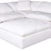 Moe's Home Collection Clay Modular Sectional Livesmart Fabric White