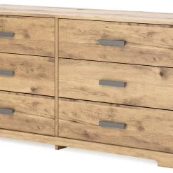 Signature Design By Ashley® Dressers Larstin - Brown - Six Drawer Dresser
