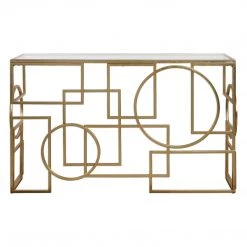 Tables Uttermost Metria Gold Console Table
