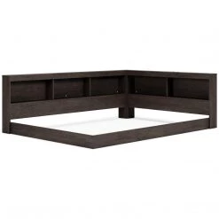 Signature Design By Ashley® Beds Piperton - Black - Full Bookcase Storage Bed