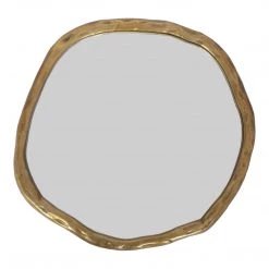 Moe's Home Collection Accessories Foundry Mirror Small Gold