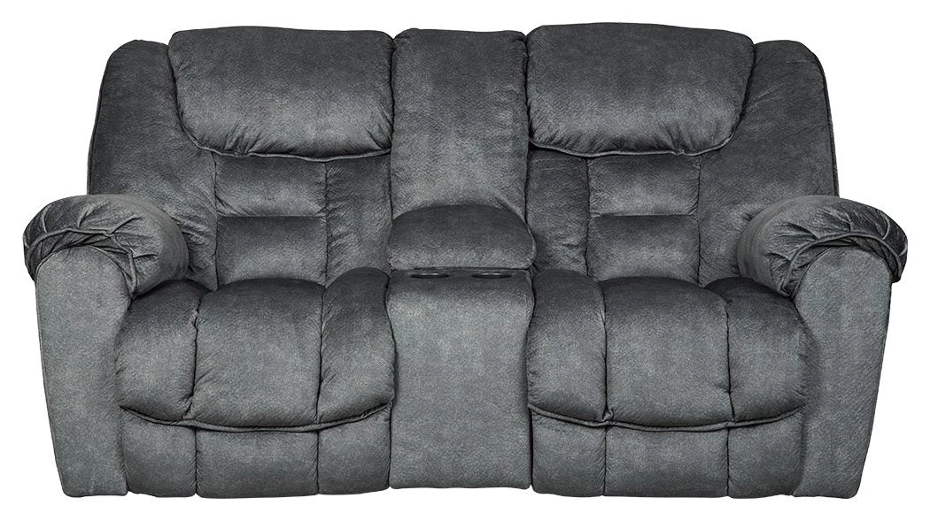 Ashley Furniture Reclining Furniture Capehorn - Granite - Dbl Rec Loveseat W/console 3 Ashley Furniture Reclining Furniture Capehorn - Granite - Dbl Rec Loveseat W/console