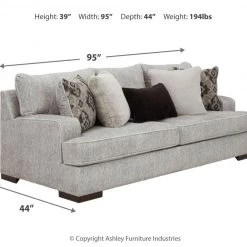 Benchcraft® Mercado - Pewter - Sofa
