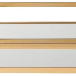 Ashley Furniture Derex - Gold Finish - Tray Table Decor