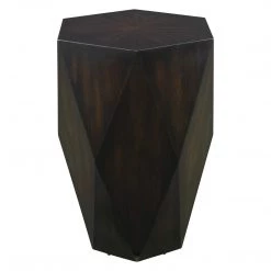 Uttermost Volker Black Wooden Side Table