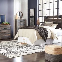 Signature Design By Ashley® Drystan - Multi - Dresser, Mirror, Chest, Panel Headboard, Nightstand Bedroom Sets