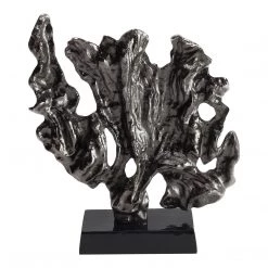 Moe's Home Collection Coral Sculpture Small Black Nickel