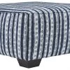 Ashley Furniture Kiessel - Indigo - Oversized Accent Ottoman