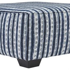 Ashley Furniture Kiessel - Indigo - Oversized Accent Ottoman