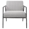 Chairs Uttermost Brisbane Light Gray Accent Chair 2 Chairs Uttermost Brisbane Light Gray Accent Chair