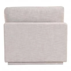 Moe's Home Collection Justin Slipper Chair Taupe Sectional Pieces