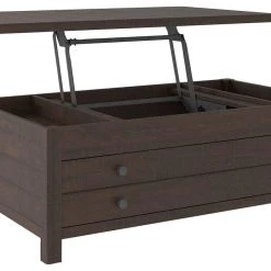 Ashley Furniture Tables Camiburg - Warm Brown - Lift Top Cocktail Table
