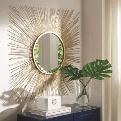 Ashley Furniture Elspeth - Gold Finish - Accent Mirror