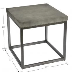 Emerald Home Onyx End Table