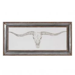 Accessories Uttermost Western Skull Mount Print