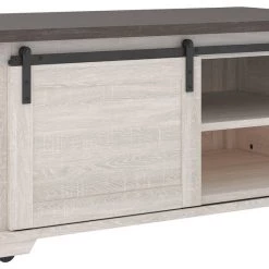Ashley Furniture Dorrinson - White / Black / Gray - Rectangular Cocktail Table