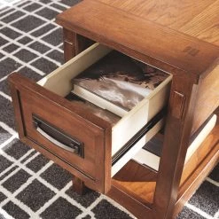 Ashley Furniture Breegin - Brown - Chair Side End Table - Medium Tables