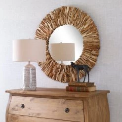 Accessories Uttermost Teak Branch Natural Round Mirror 11 Accessories Uttermost Teak Branch Natural Round Mirror
